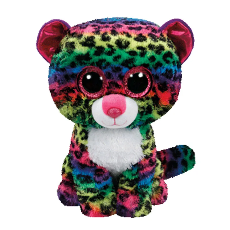 

Ty PLUSH TOY CUTE DOTTY MULTICOLOR LEOPARD 6 INCH 15CM SOFT STUFFED ANIMAL KIDS CHRISTMAS NEW YEAR GIFT