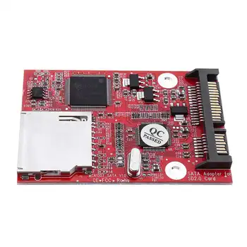 

LEORY SD to SATA SD SDHC MMC Card To SATA 7+15pin HDD Hard Disk Drive Converter