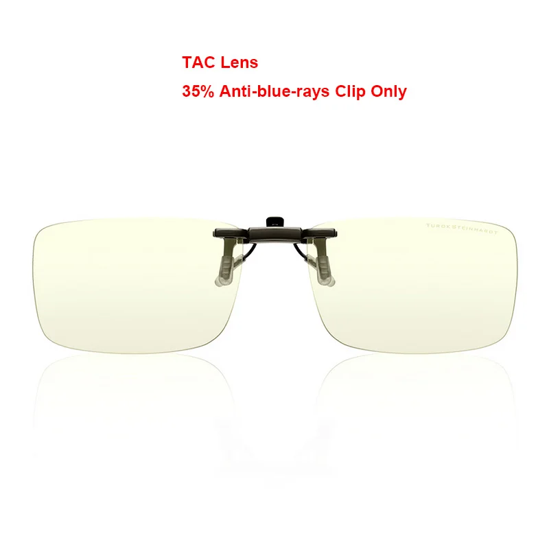 Xiaomi TS 35% анти-голубые лучи клип солнцезащитные очки клип ночь Dirve очки клип TAC объектив 10 г цинковый сплав 110 градусов случайный подъем - Цвет: Anti-Blue Clip