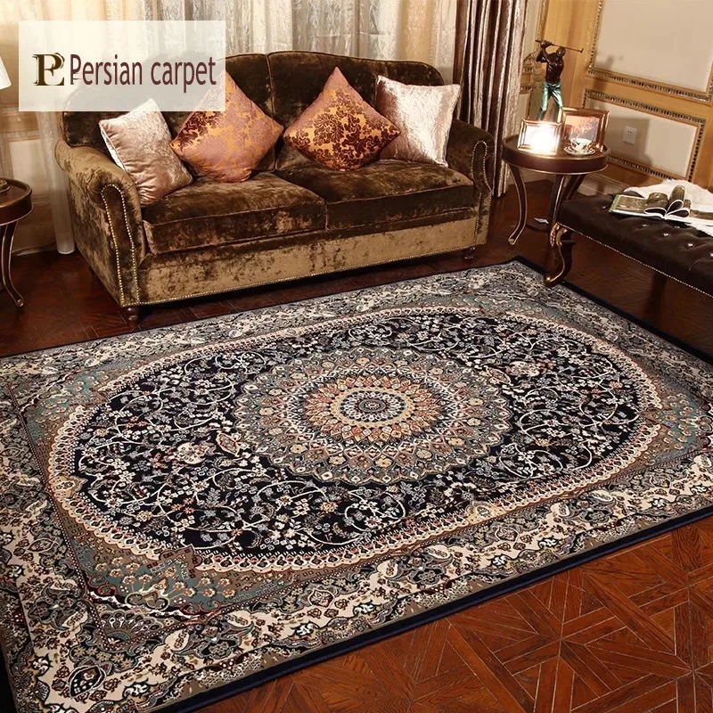 Big size Persian style carpet living room coffee table carpet
