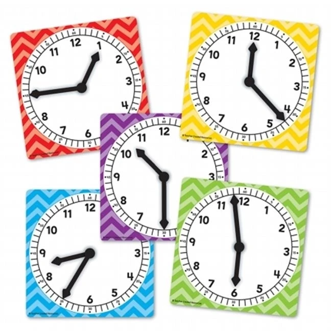 Teacher Created Resources TCR20640 Clocks Spinners Pack Of 5