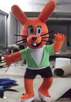 

Hot Adult Size animal Cute rabbit Mashimaro Costume Halloween Christmas OEM Cartoon Mascot Clothing Party Fancy Dress Free shipp
