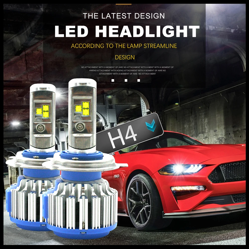 

JGAUT H7 Car Headlights LED H4 H1 H3 H11 9005 9006 HB4 70W 7000lm Front Fog Light Bulb Automobiles Headlamp 6000K Car Lighting