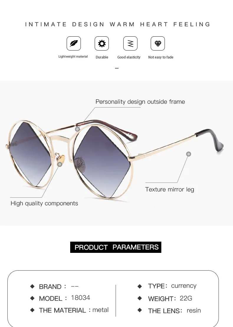 Ромб полый паровой панк Солнцезащитные очки для мужчин и женщин Модные Оттенки UV400 Винтажные Очки 46482