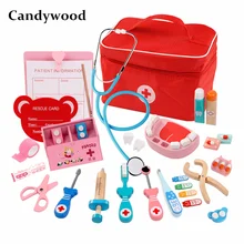 3 стиля набор деревянных игрушек забавные играющие дети реальная жизнь Косплей доктор игра игрушка Стоматологическая медицина boxsight игра в доктора игрушки