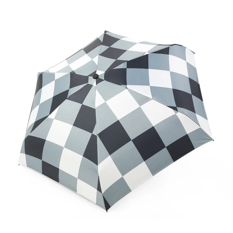 

Mini Five Folding Umbrella For Women Anti-UV Sunscreen Parasol Portable Ladies Windproof Dual-use Sunny And Rain Umbrellas