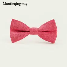 Mantieqingway детская Свадебная вечеринка Детские костюмы с бабочкой для маленьких Карамельный цвет бабочкой Тощий Галстуки Gravatas Borboleta Аксессуары для галстуков