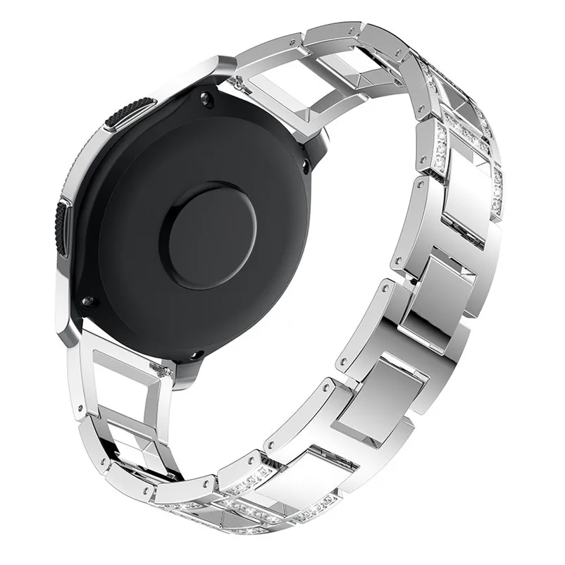 Fshion Luxury Metal Crystal Watch Strap Replacement Watch Band Strap Bracelet For Samsung Galaxy Watch (46mm) 40NT21 (10)