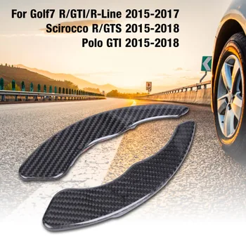 

1 Pair Gear Shift Paddle Shifter Extension Cover for Scirocco R/GTS Polo GTI Golf7 R/GTI/R-Line High quality Car Accessories