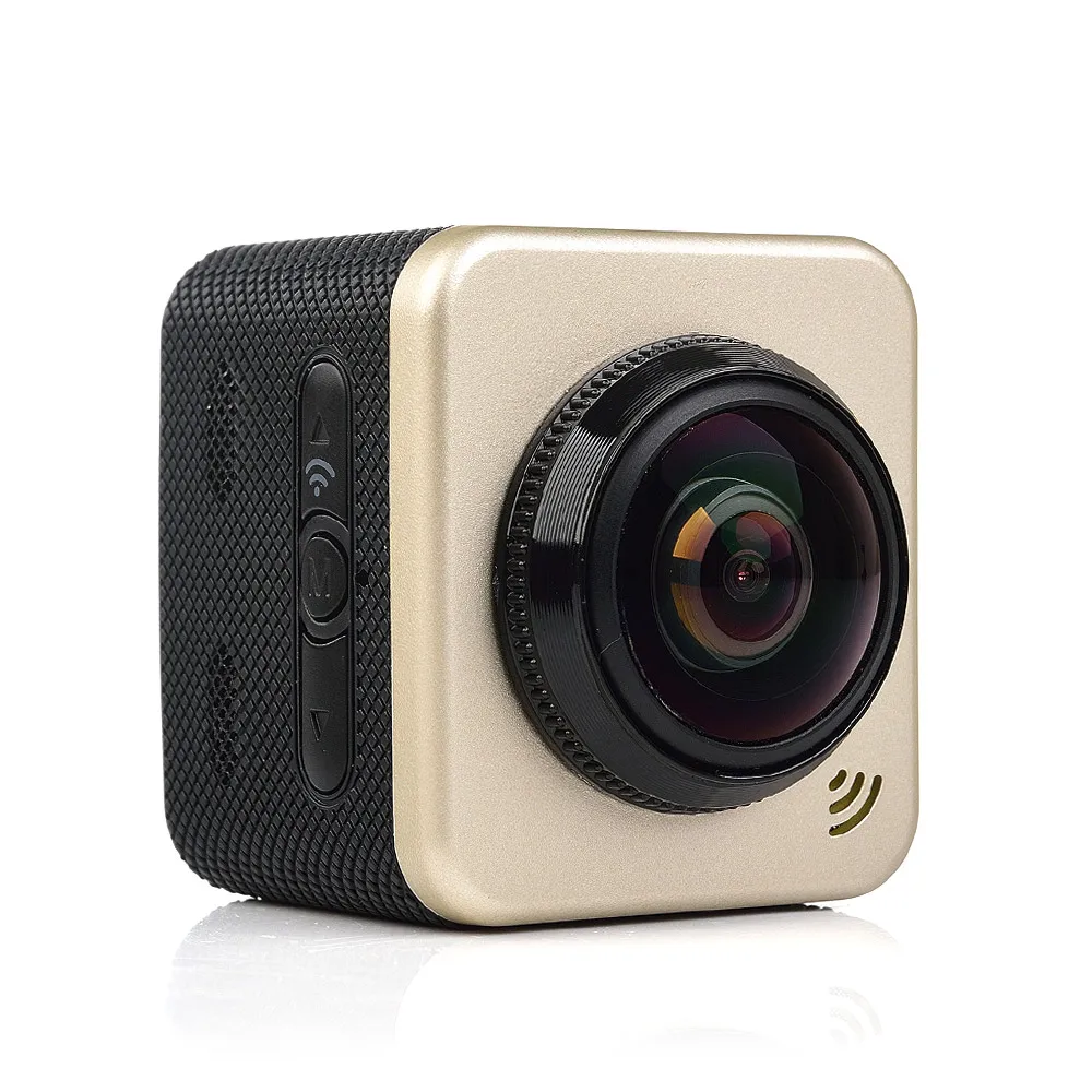 Portable Hunting Camera Cube 360S Panorama WiFi 1080P Action Camera 1.5