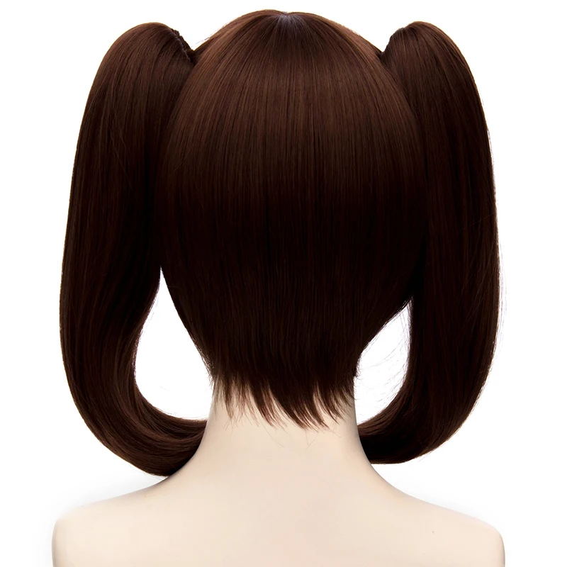 The Seven Deadly Sins Diane Wigs Brown Double Removable Clip Ponytails Heat Resistant Synthetic Hai