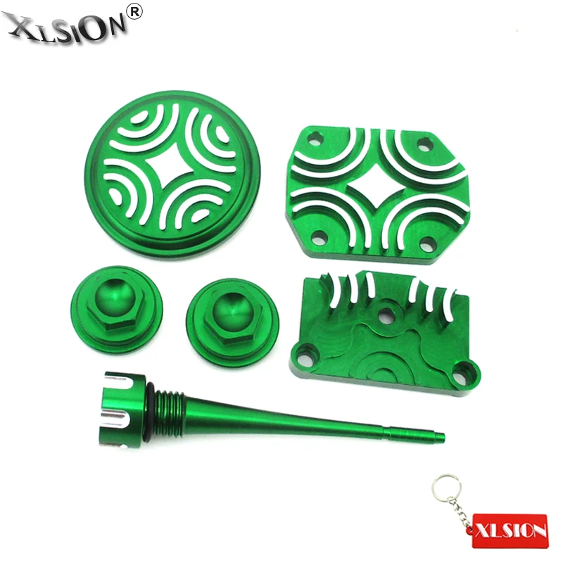 XLSION Aftermarket зеленый комплект для модельного двигателя крышка на толкатель клапана