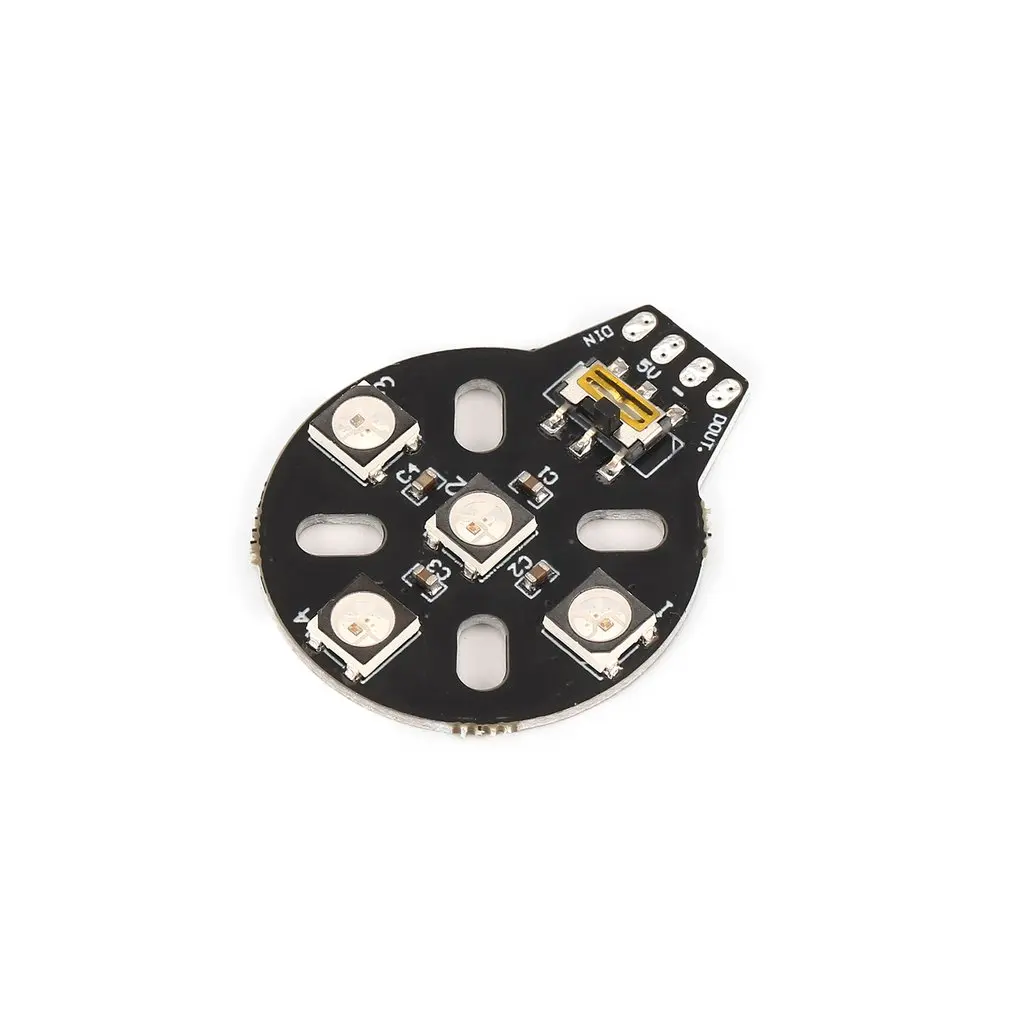 4 шт. WS2812B 5 в 5050 RGB Светодиодная панель для Naze32 F3 CC3D управления полетом RC гоночный