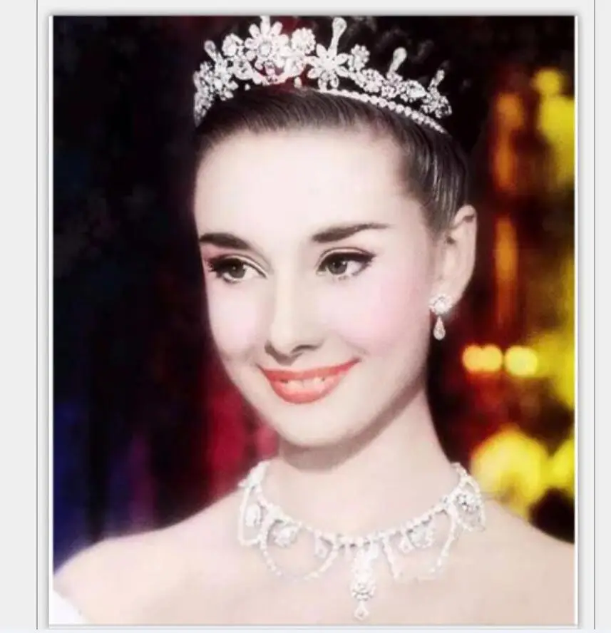 2019 New 5D DIY Diamond Painting Beautiful Audrey Hepburn Diamond