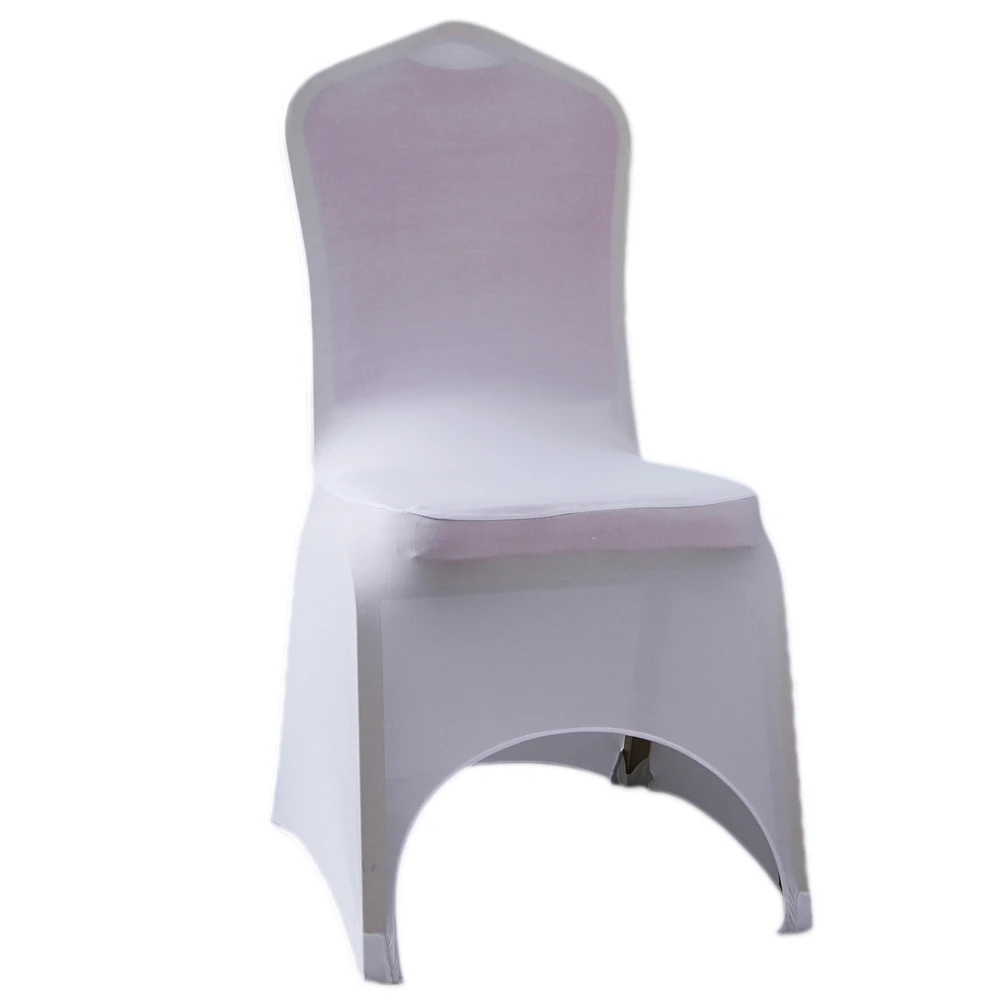 

50pcs Arched Front Elastic Polyester Spandex Chair Covers