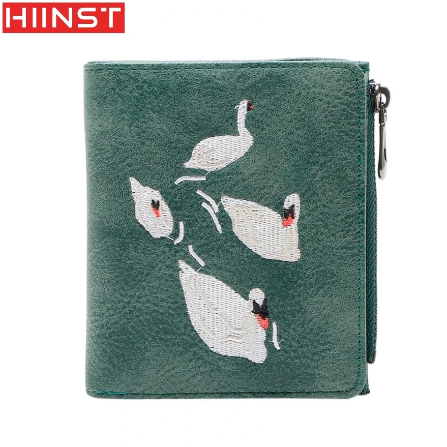 

Women Retro Embroidery Animal Short Wallet Coin Purse Card Holders Designer Wallets Famous Brand High Quality Popular MAY17