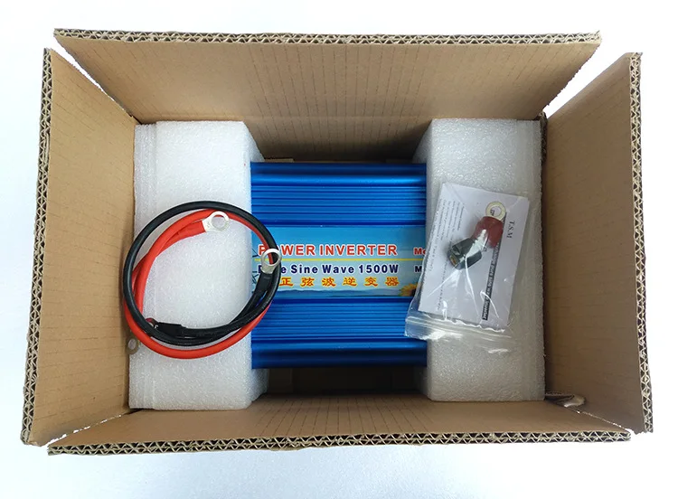 Цифровой дисплей 1500 Вт DC24V к AC220V Пиковая мощность 3000 Чистая Синусоидальная волна