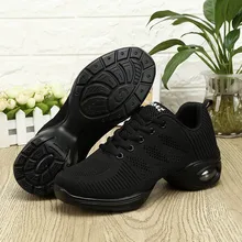 Современная обувь для джазовых танцев; женские кроссовки для фитнеса; Новинка года; Танцевальная обувь для женщин; спортивная мягкая дышащая женская обувь для тренировок