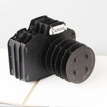 10 шт./лот) 3D стереоскопическая камера на заказ поздравительные открытки творческие китайские характеристики сувенирная открытка