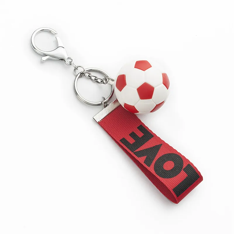 

2019 New Fashion jewelry keychain mini football keychain small gifts wholesale creative gift keychain Custom car key ornaments
