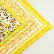 Booksew хлопчатобумажная ткань 7 шт. простой и простой дизайн комплект для шитья одежды жир четверть лоскутное метр квилтинг Текстиль