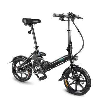 

FIIDO D3 14" 25KM/H Ebike 36V 7.8AH 250W Brushless Motor Alu. EU Front Rear Double Disc Brake Folding Electric Bicycle E Bikes