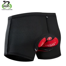 WOSAWE велосипедные шорты с гелевой подкладкой, мужское дышащее нижнее белье, шорты для горного велосипеда, MTB, горного велосипеда, езды на велосипеде, Спортивные Компрессионные шорты