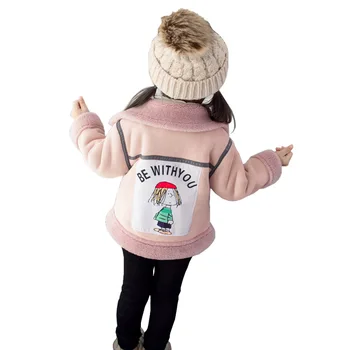 

New Autumn Winter Children Girls Coats Baby Faux Soft Fur Fleece Thick Warm Jackets Kids Infantil Outwear Girls Clothes Jacket