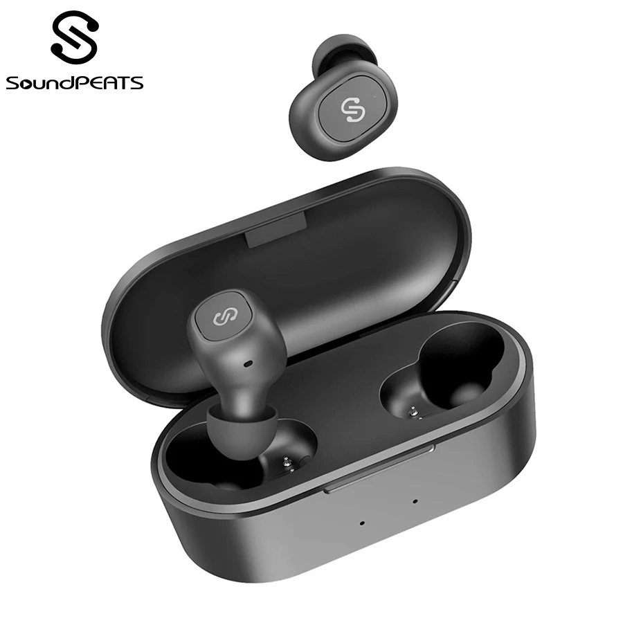 €22.01 51% de DESCUENTO|Auriculares inalámbricos Bluetooth SoundPEATS TWS 5,0 auriculares inalámbricos auténticos auriculares estéreo con micrófono llamadas binaurales auriculares-in Auriculares y cascos from Productos electrónicos on AliExpress