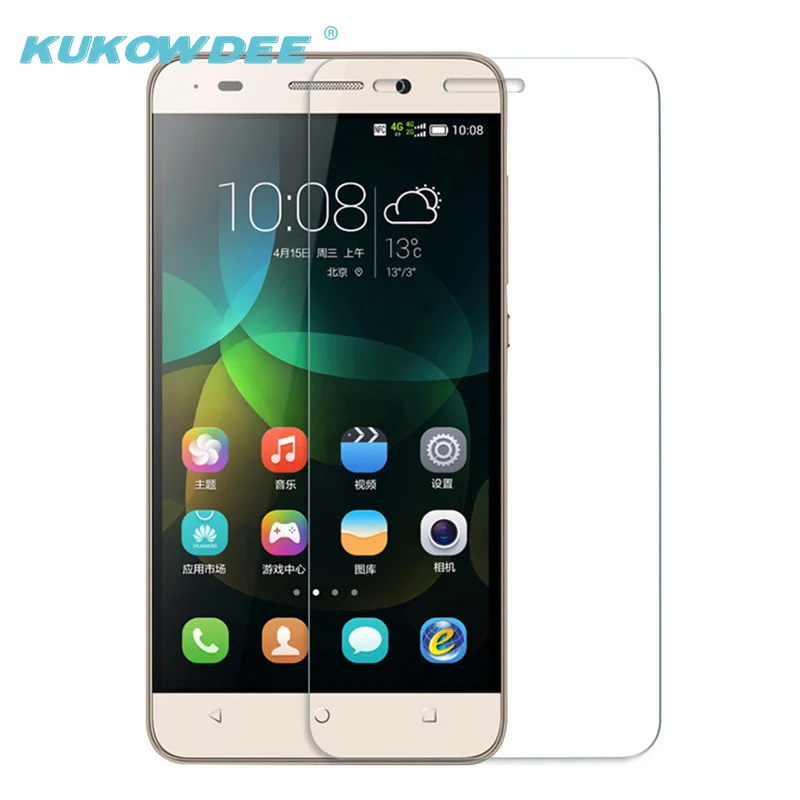 2 шт. закаленное стекло для Huawei P8 lite 2017 P9 P10 Plus Honor 9 Защитная пленка экрана 7 4C 4X