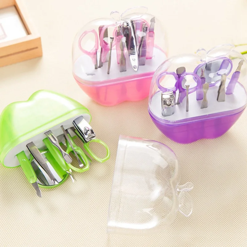 

9Pcs/Set Nail Care Cutter Cuticle Clipper Pedicure Manicure Set Kit Nail Art Tool Sets Home Office Manicure Set