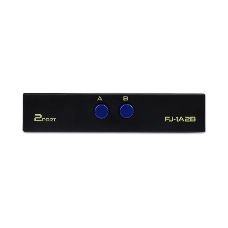 2 Port USB Manual Sharing Switch Box For 2 Computer PC To Share 1 Printer Scanner Switcher FJ-1A2B USB KVM Switch USB Extender Hub USB Splitter Converter