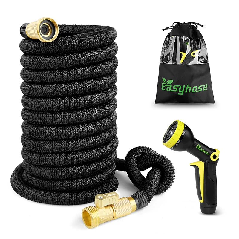 

Garden Water Hose 25-100FT Expandable Magic Flexible Garden Hoses For Car Hose Pipe Plastic Hoses To Watering With Spray Gun