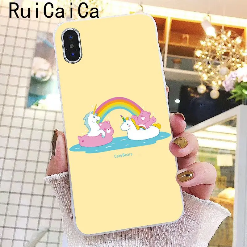 Pink Lovely Care Bears rainbow Cute
