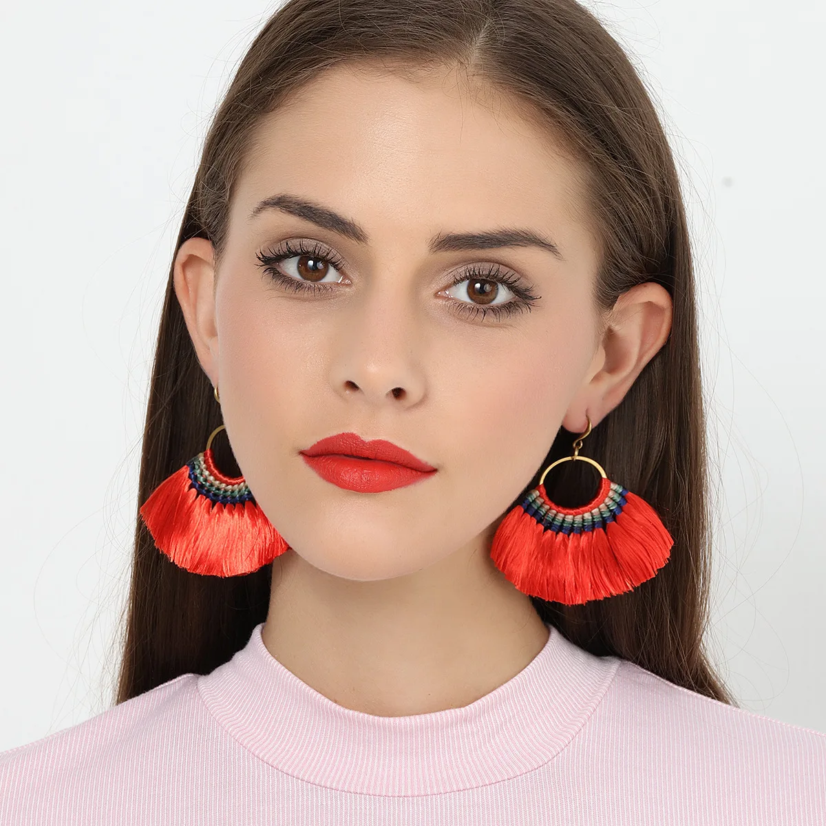 Bohemian Earrings Pendientes Flecos Vintage Statement Earings Boho