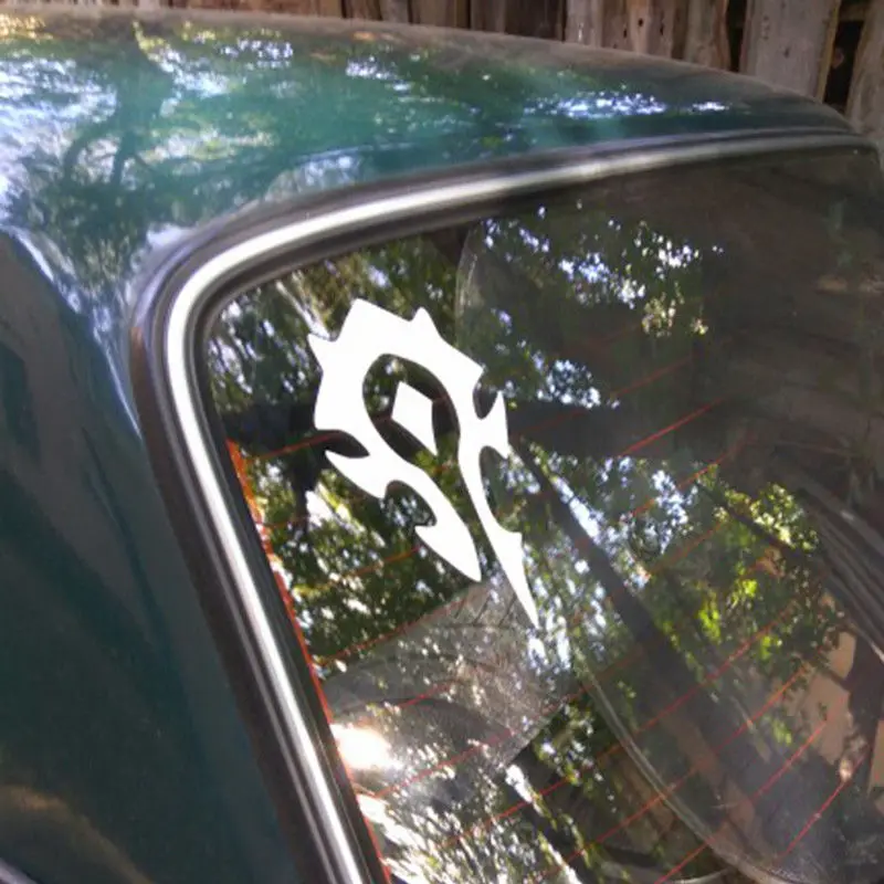 

Horde Symbol Vinyl Wall Sticker WoW World Warcraftgame Art Wall Vinyl Decal Car Window Laptop Decoration Art Poster AY1857