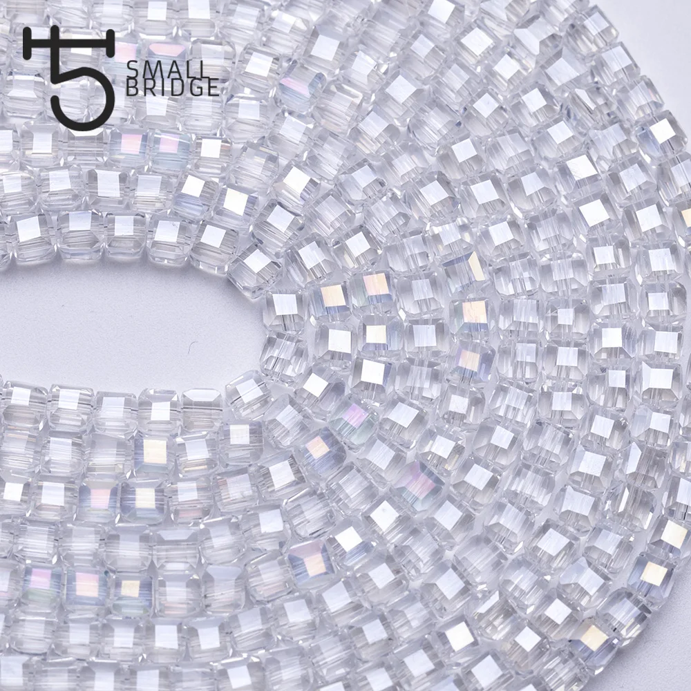 Cube Crystal Beads (4)