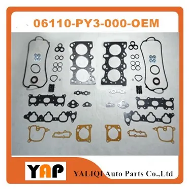

Overhaul Gasket Kit Engine FOR FIT LEGEND Coupe KA7 KA8 KA9 C32A 3.2L 3.5L 24V V6 06110-PY3-010(LH) 06120-PY3-010(RH) 1991-2004