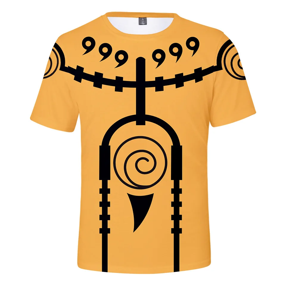 

2019 Summer Akatsuki Naruto t shirt Men/women Ootutuki Hagoromo Rikudo Sennin Harajuku 3D Print Naruto Men's t shirt Clothes Top