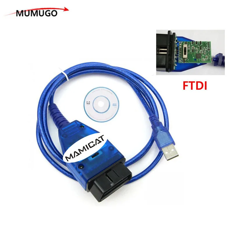 

With FTDI Chip VAG USB Diagnostic Cable for Fiat ECU Scan VAG USB Interface Car Auto Car Obd2 Tool 4 Way Switch