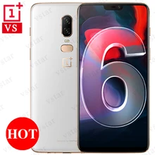 Глобальная прошивка 6,28 дюймов OnePlus 6 водонепроницаемый телефон Snapdragon 845 Восьмиядерный Android 8,1 двойная камера NFC Смартфон