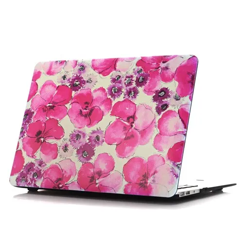 Чехол с цветочным рисунком для Apple Macbook 11,6 12 13,3 15,4 Air Pro retina защита для ноутбука для Mac book 11 12 13 15 дюймов