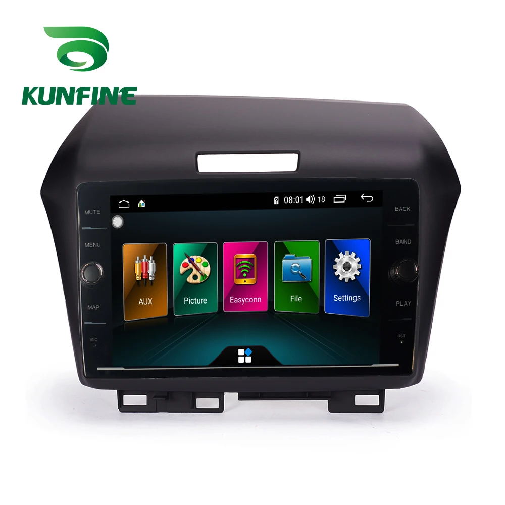 Sale Octa Core 4GB RAM 64GB ROM Android 8.1 Car DVD GPS Player Deckless Car Stereo For Honda Fit 2008-2013 Radio Headunit Device 2