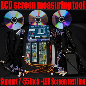 

Free shipping New Laptop TV LCD / LED TEST TOOL/LCD panel tester kit/ Support 7-55 Inch full screen tool(The third generation)