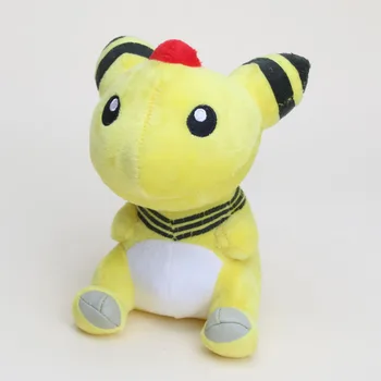 

EMS 100pcs/lot Pocket doll plush toys Ampharos Stuffed Animals Plush Doll Gifts for Children