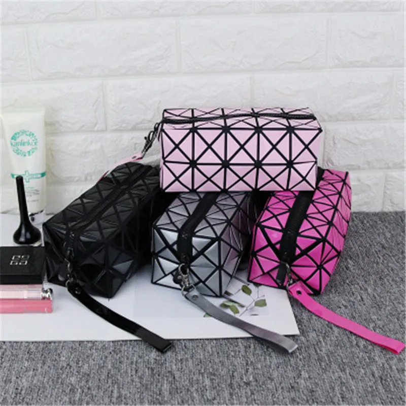 

LADSOUL Travel Cosmetic Bag for Women Fold Portable Make Up Bag Waterproof Toiletry Clutch Travel Organizer Case
