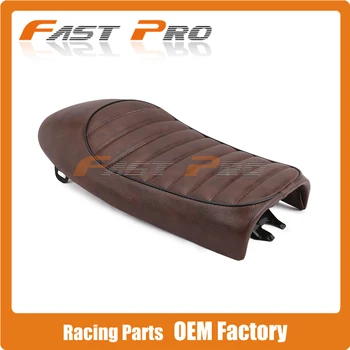 

Motorcycle Brown Rear Passenger Pillion Seat For Honda Harley CG 125 Davidson Bobber