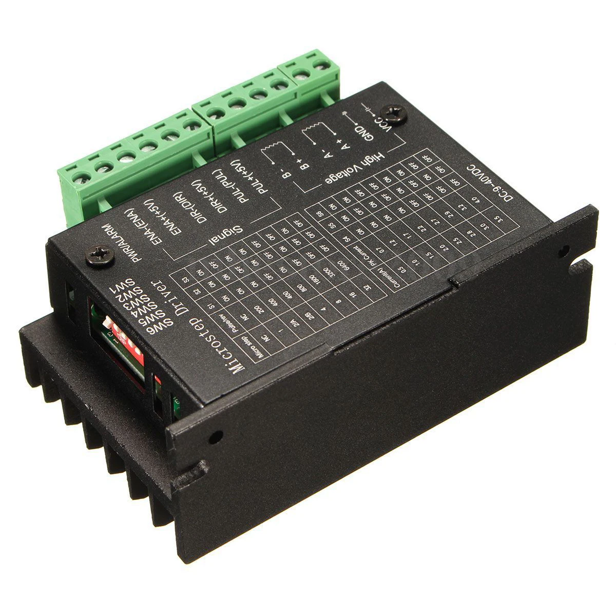 

ABKM Hot 20KHZ CNC Single Axis TB6600 2/4 Phase Hybrid Stepper Motor Driver Controller Black