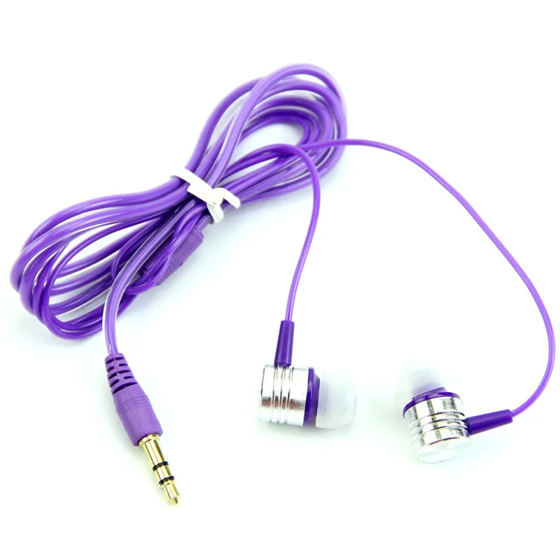 ALITER проводные наушники 3,5 мм наушники-вкладыши наушники для телефона huawei MP3 PC смартфон gai - Цвет: Purple