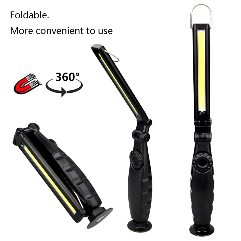 

Portable COB Handheld Stepless Dimming Work Lights USB Charging Multi-functional and Folding Emergency Lights Portable Light